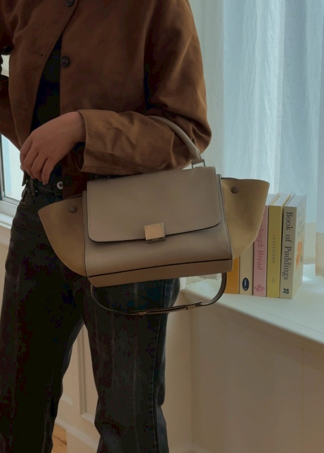 Celine Trapeze suede