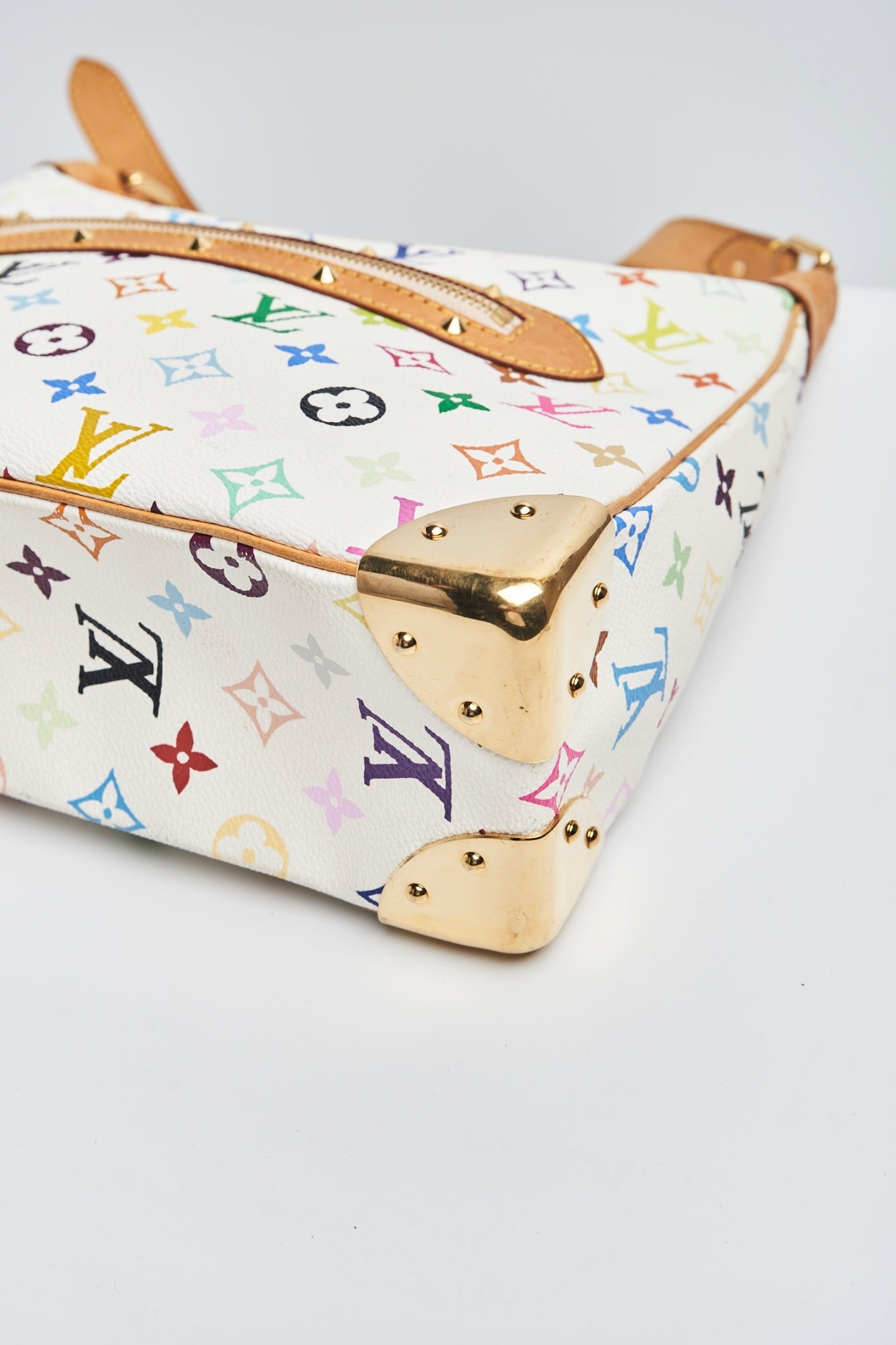 Louis vuitton multicolor boulogne white