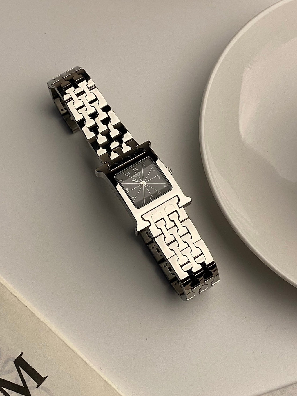 Hermes black dial c.6273
