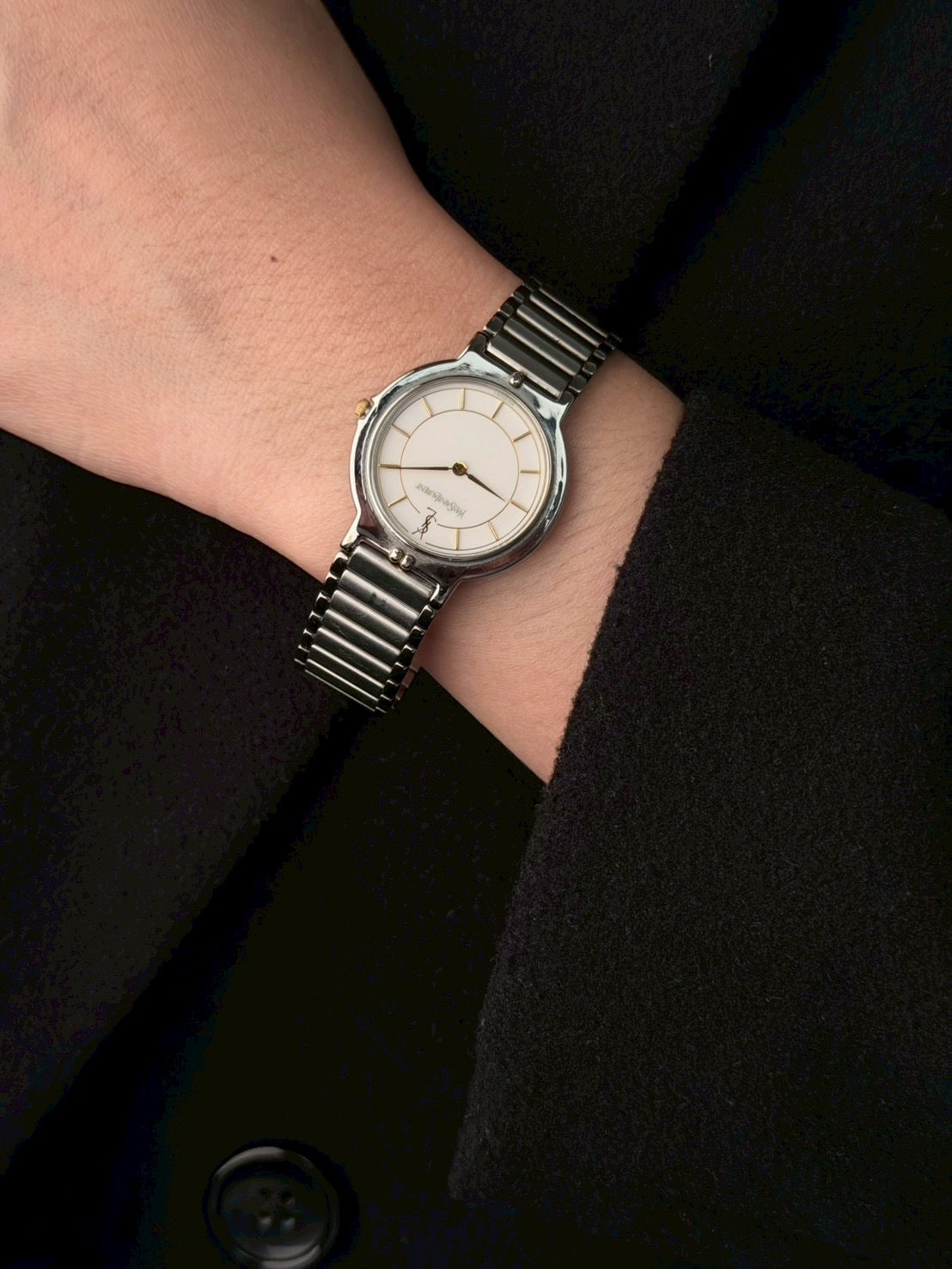 ysl white dial c.0937