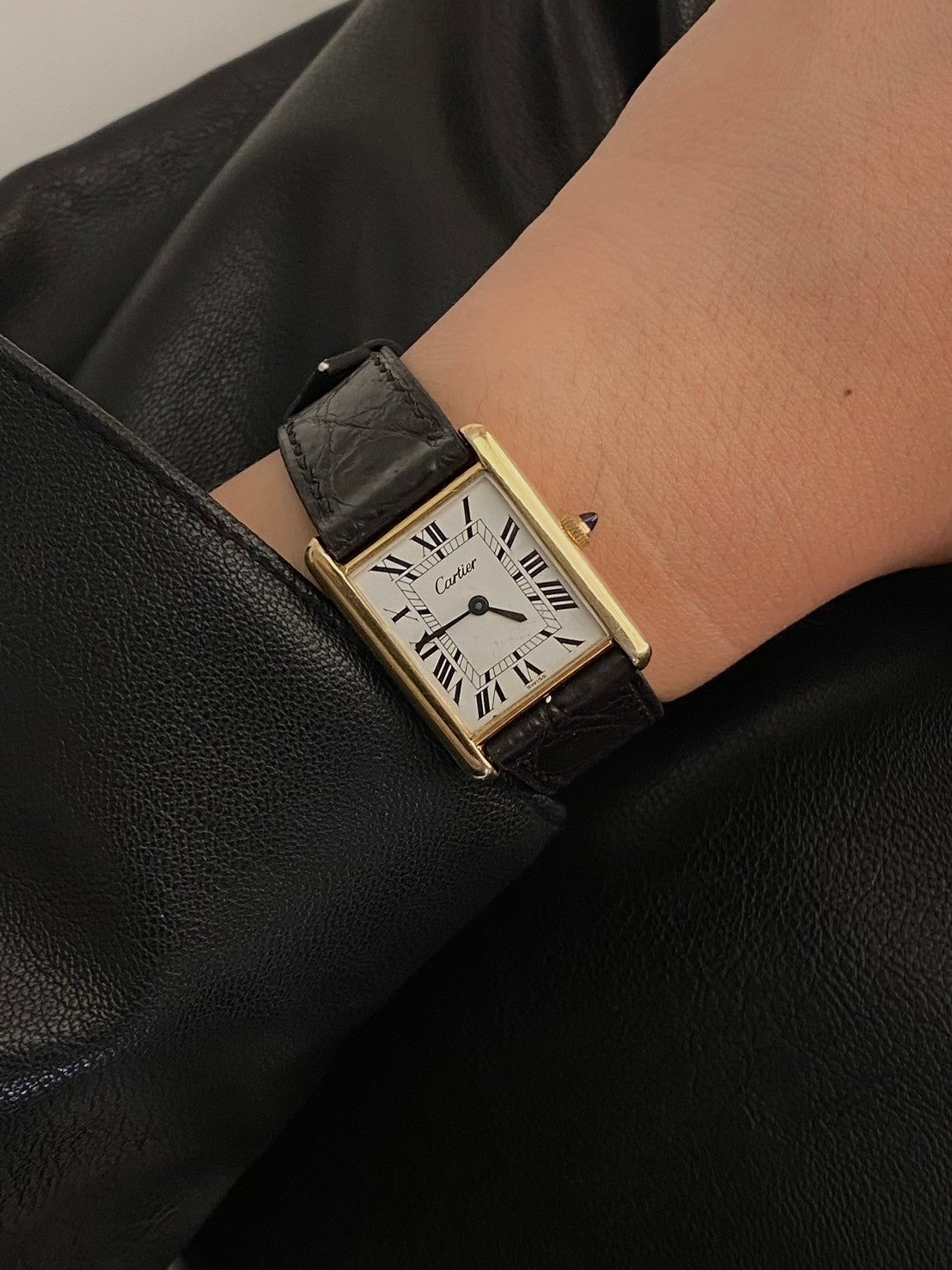 Cartier tank LM white dial c.8314