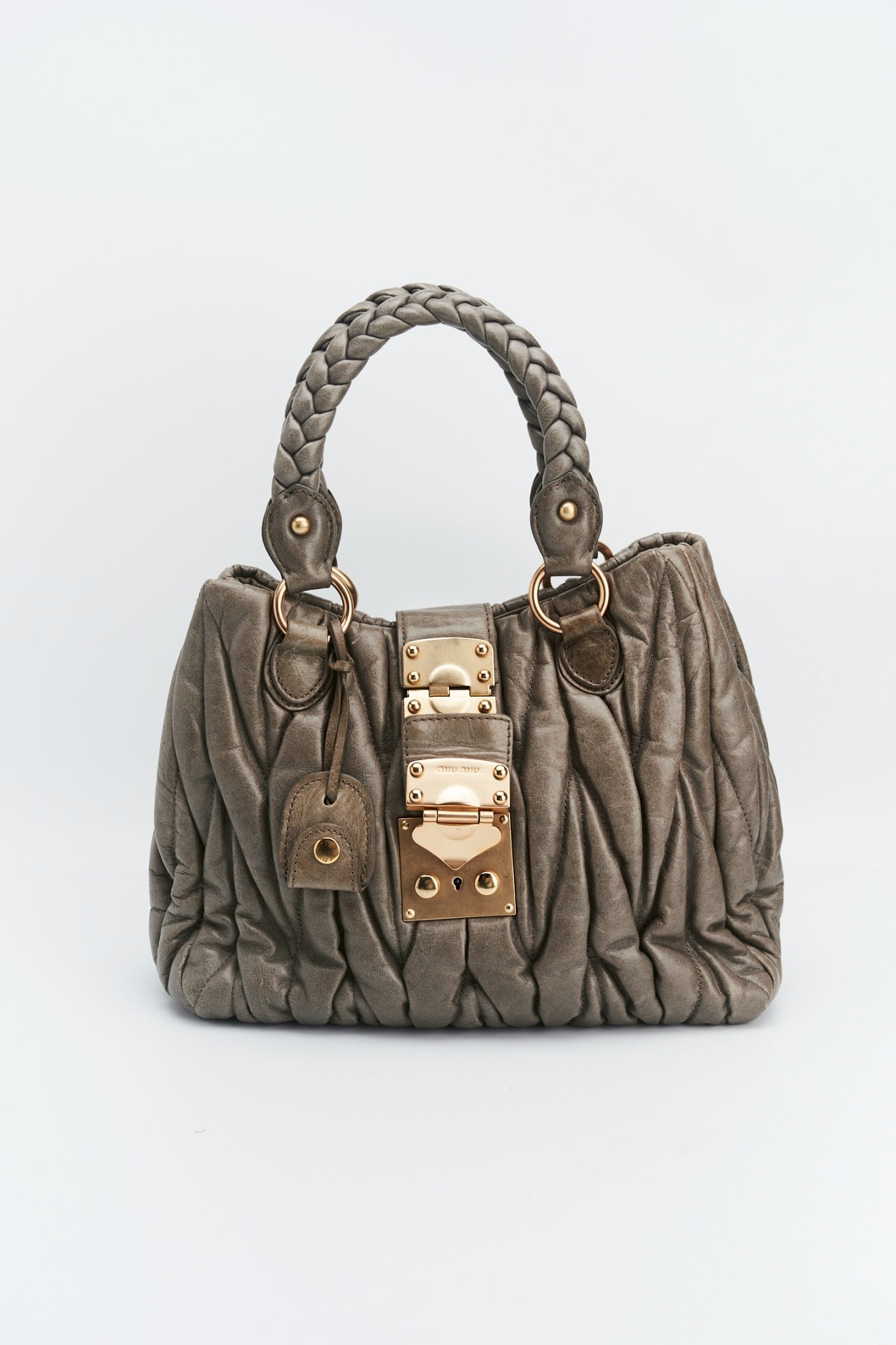 Miumiu Mateless Gray Color