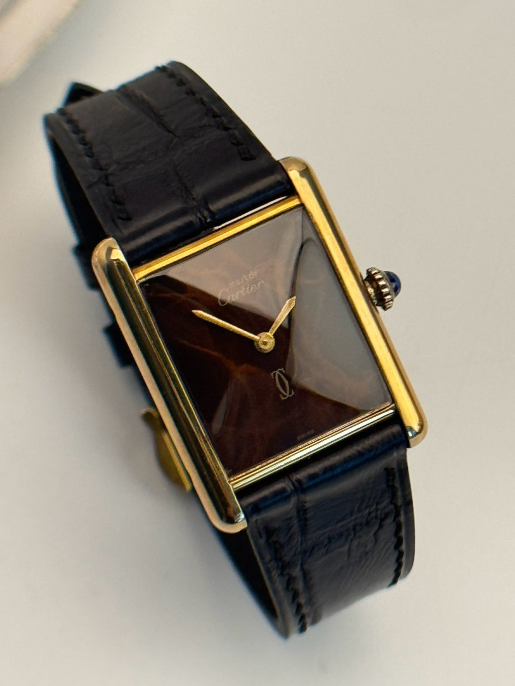 Cartier Tank Must Brown Dial