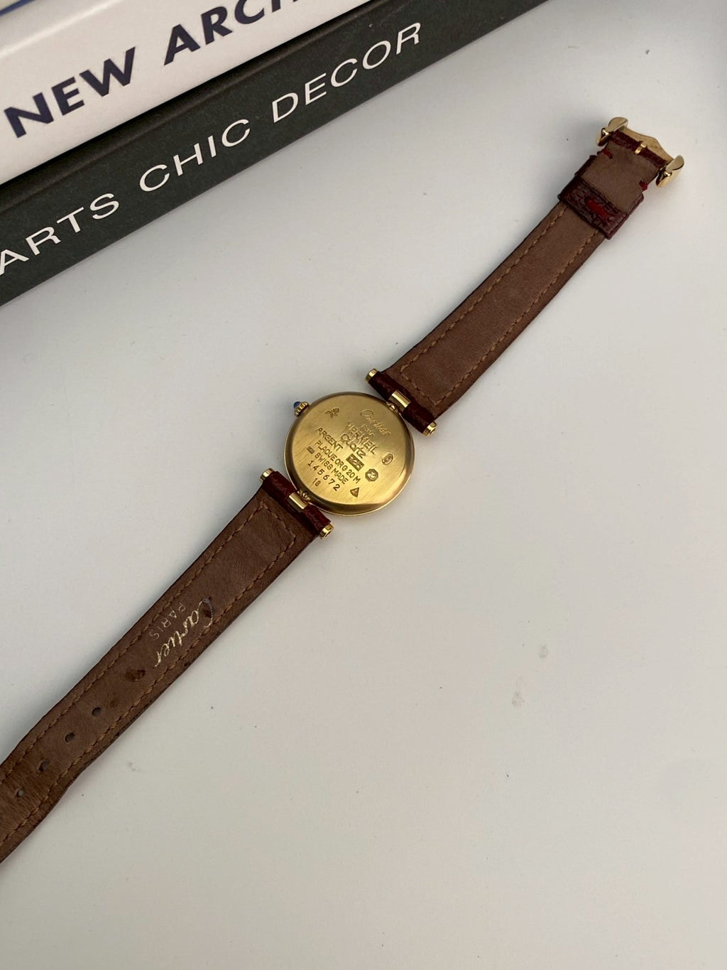 Cartier color dial argent cilcle c.5672