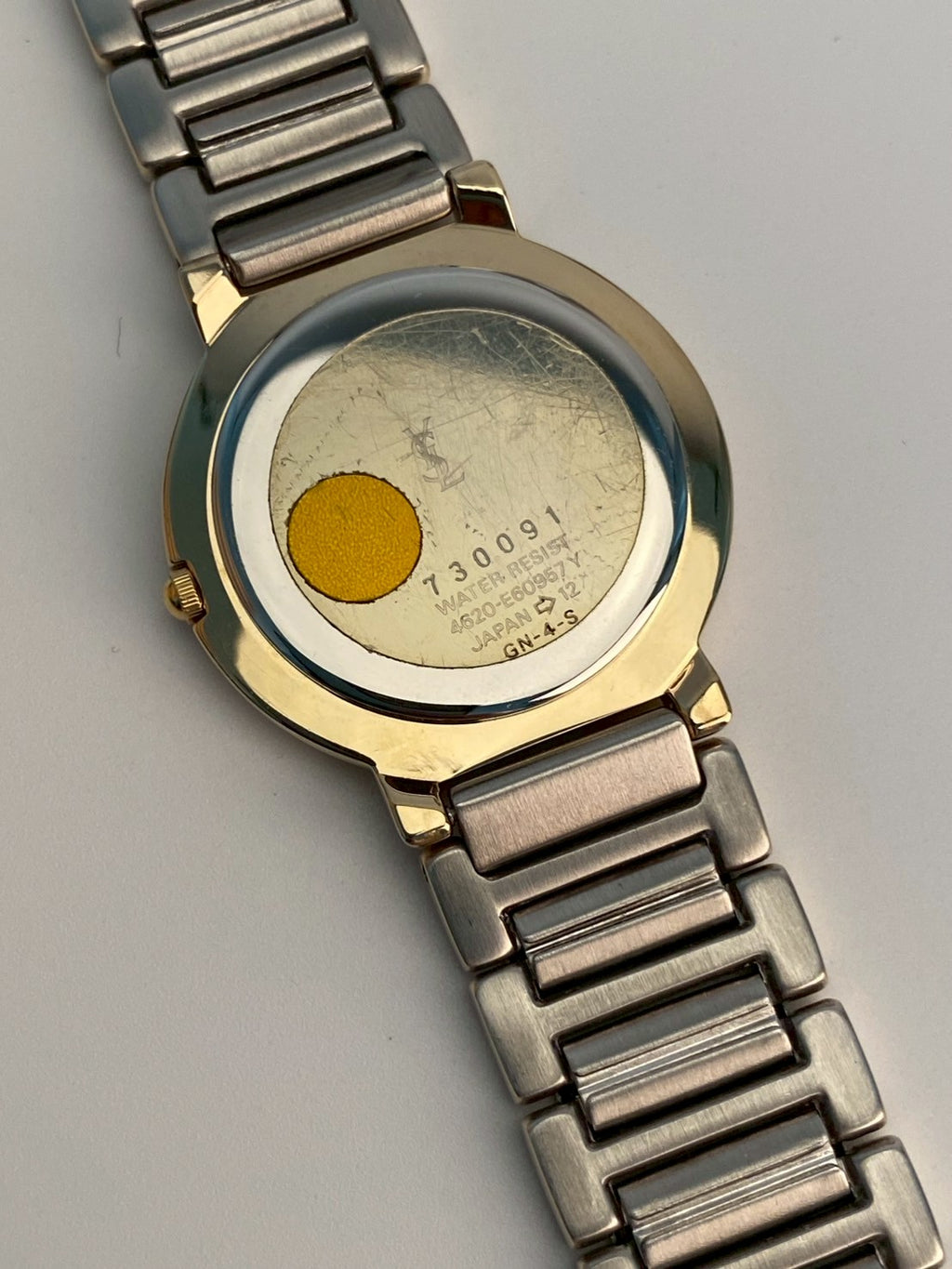 Ysl black dial twotone watch c.0091