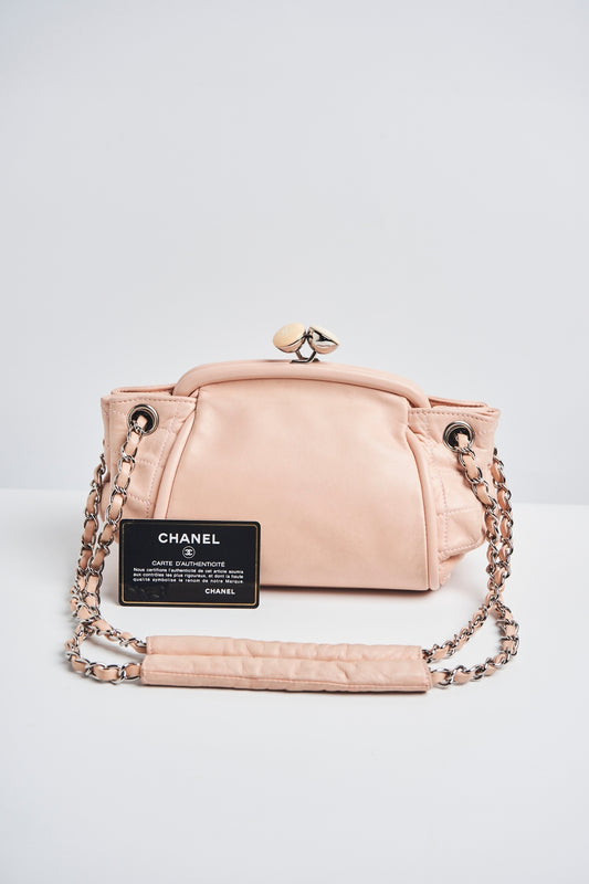 Chanel pink lambskin