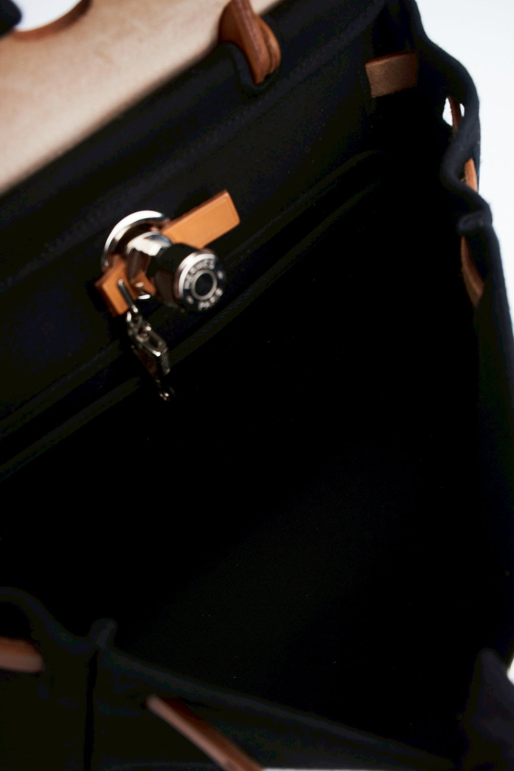 Hermes herbag31 black brown