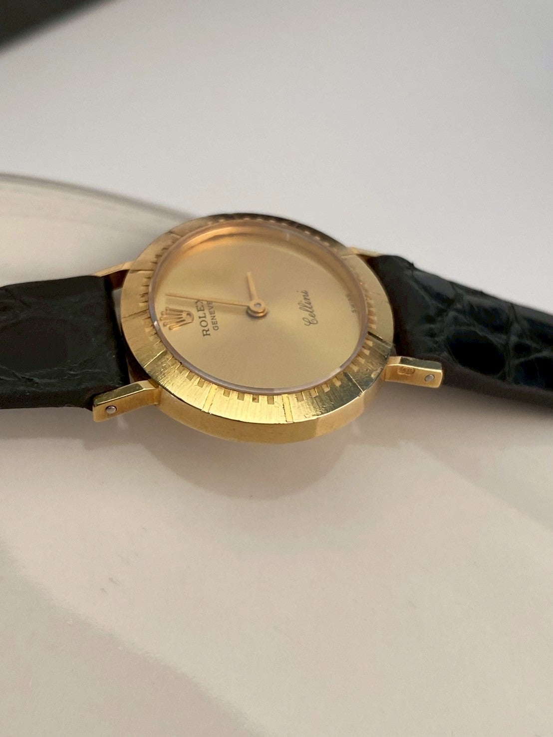 Rolex K18 YG cellini gold dial