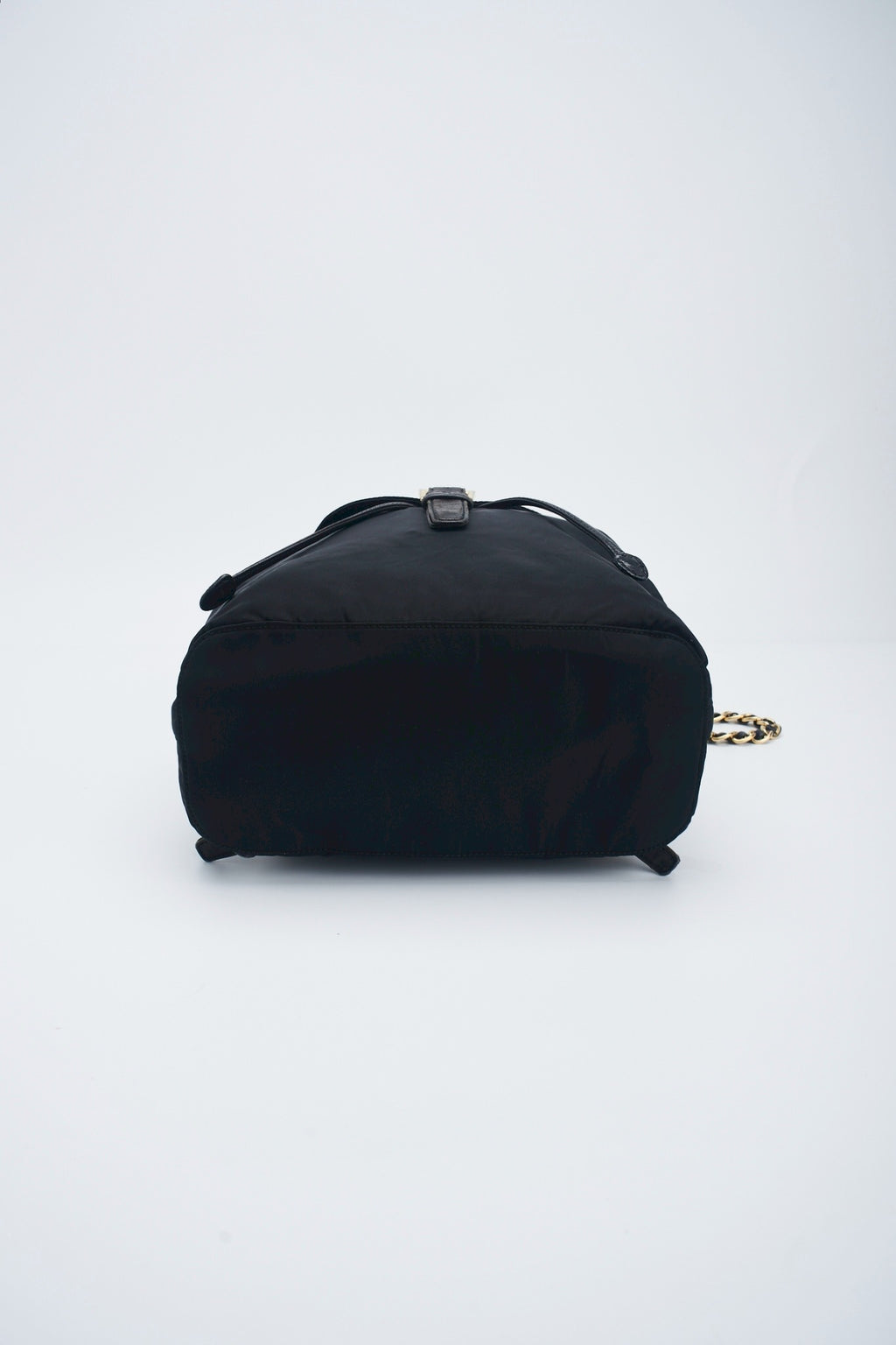 Prada nylon backpack chain bag