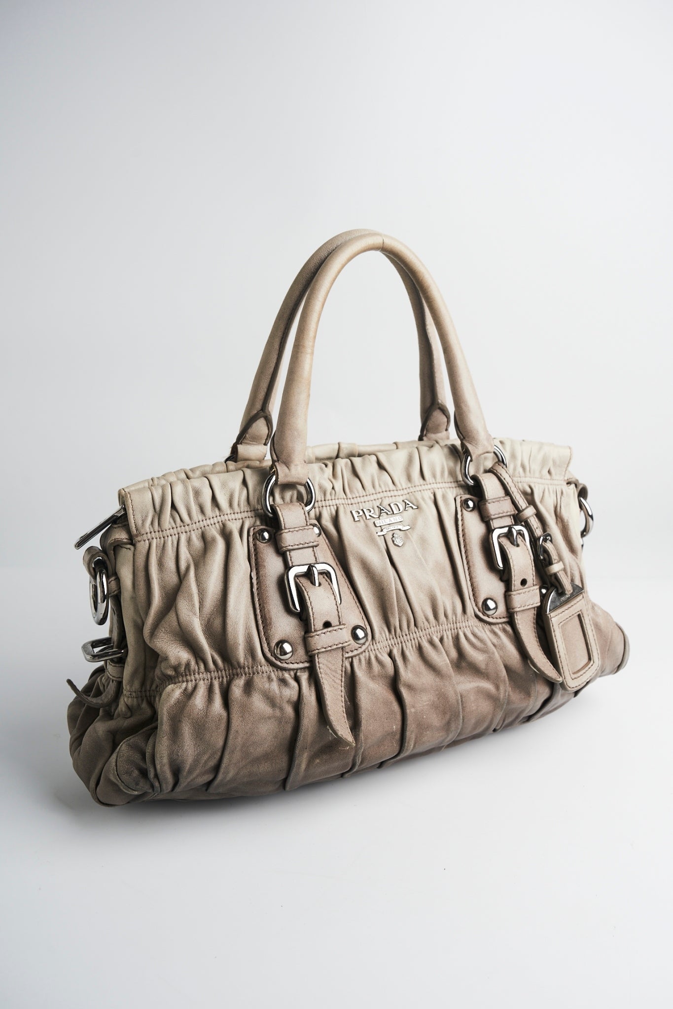 Prada Ombre Gaufre leather