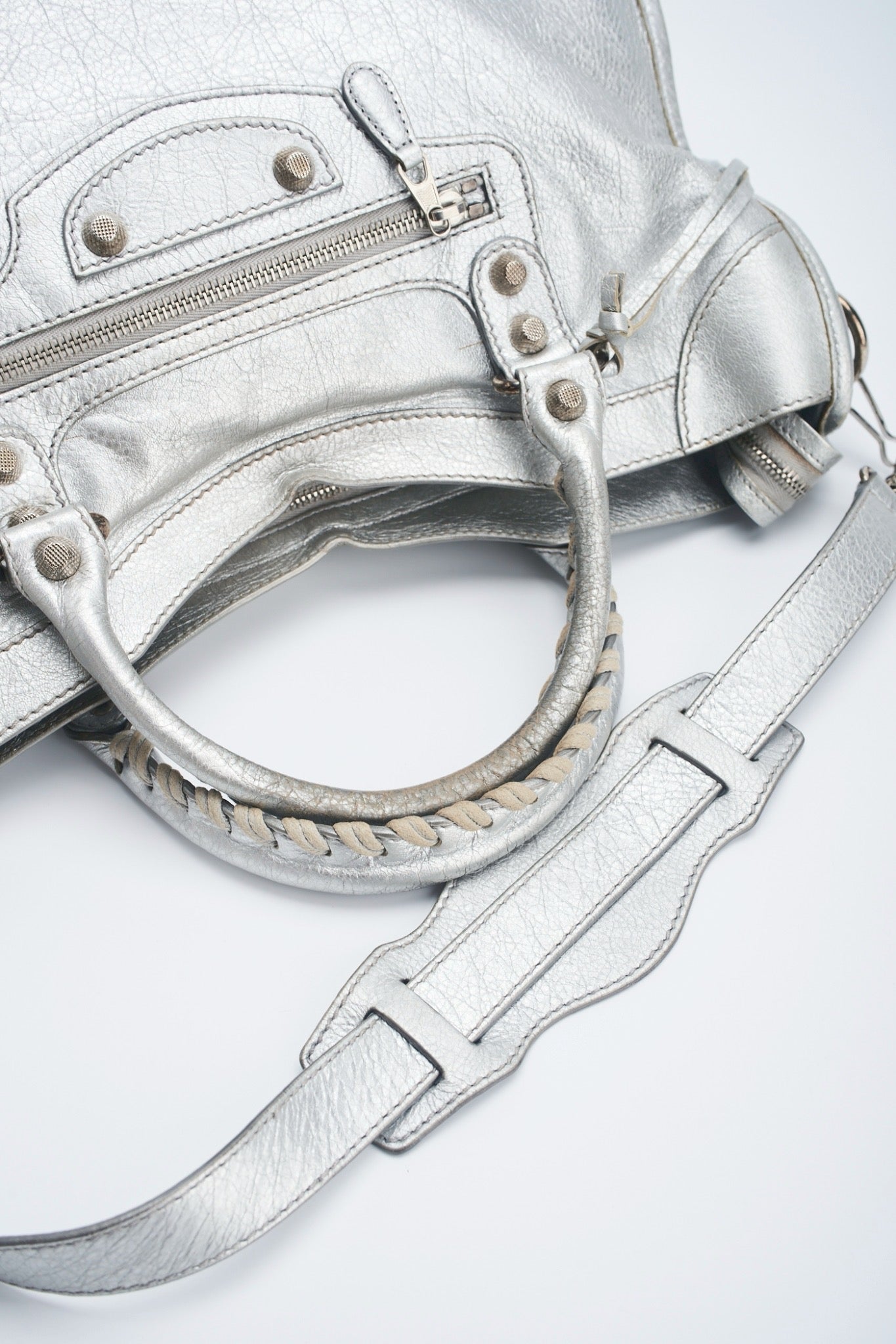 Balenciaga giant city silver