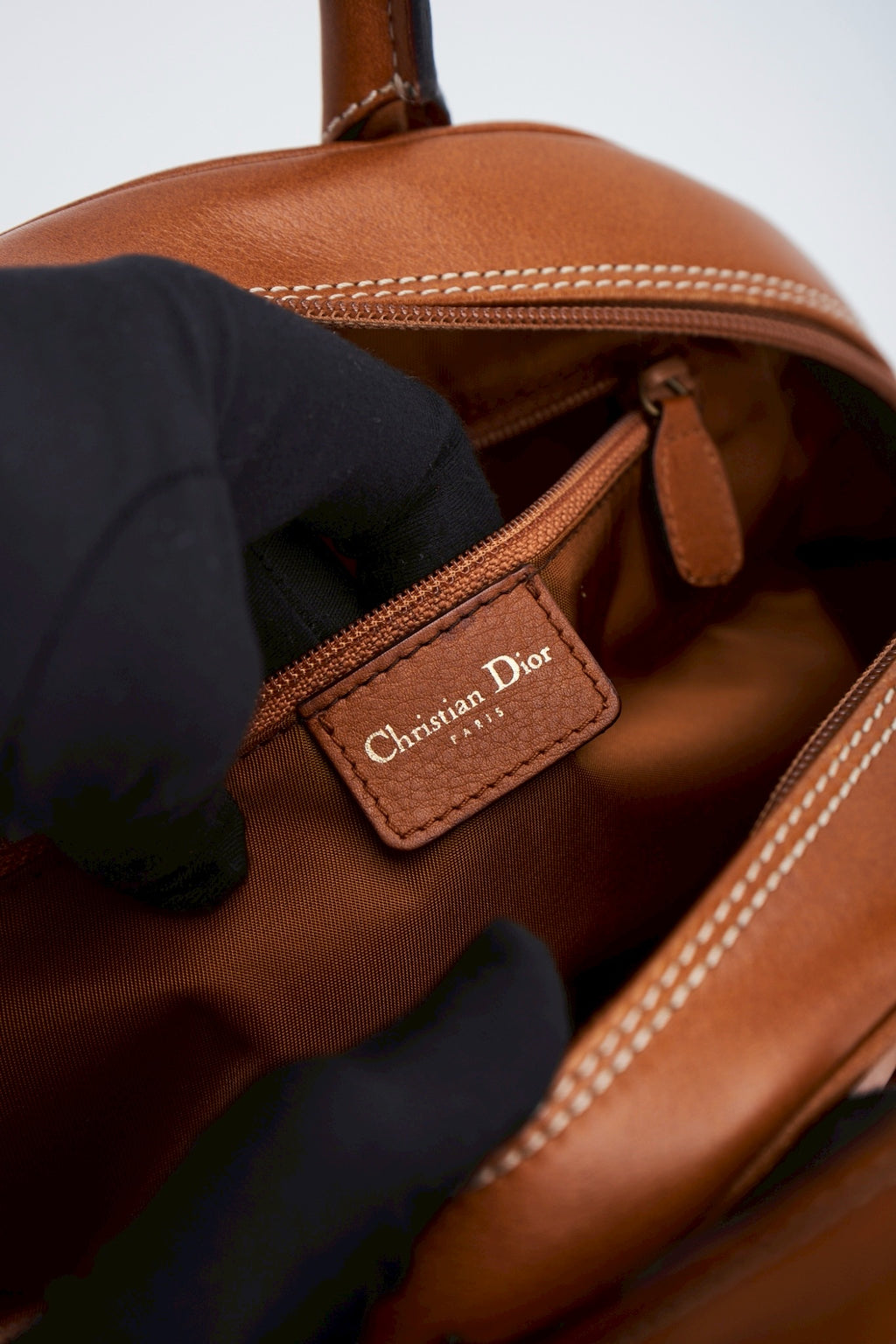 Dior D logo handbag