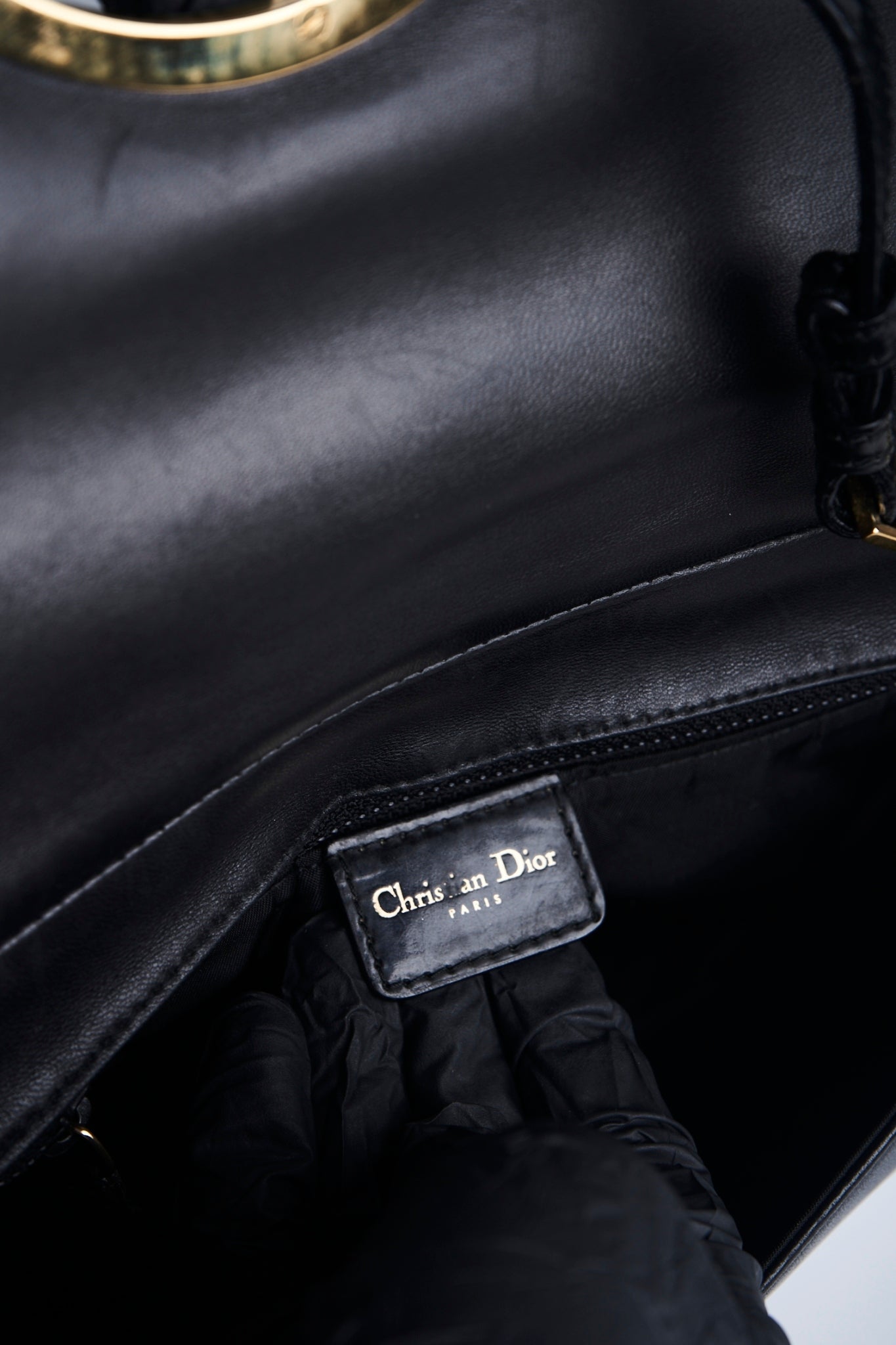Dior trotter leather pochette
