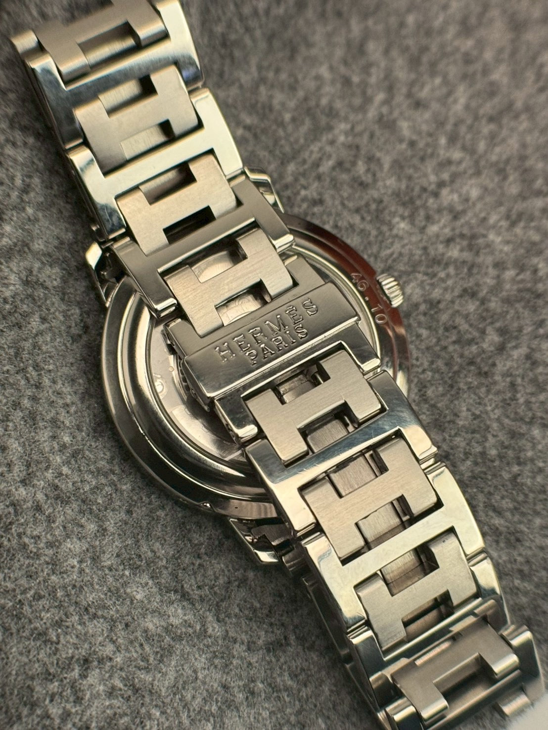 Hermes clipper chronograph c.6093