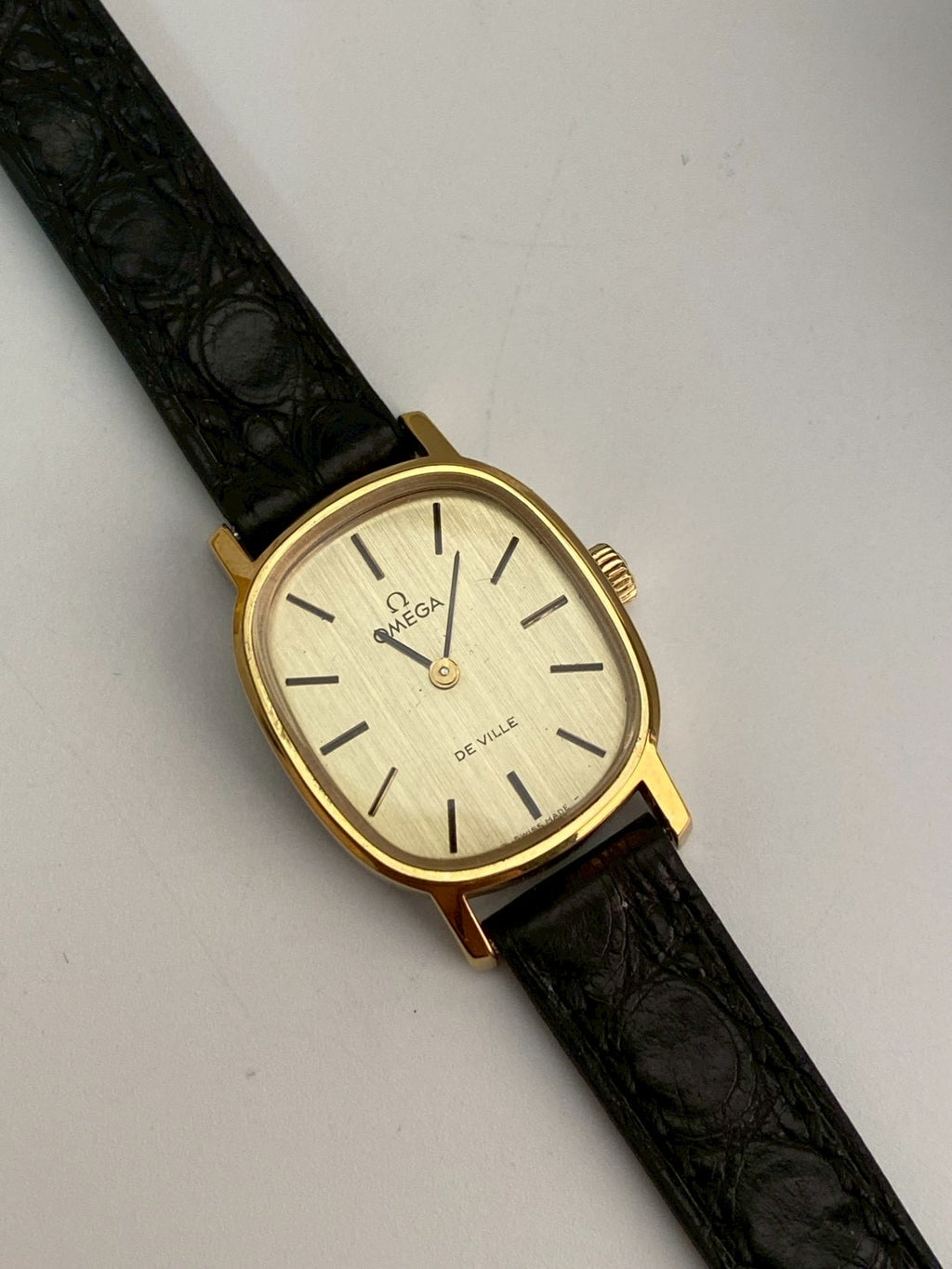 Omega deville gold dial wind up