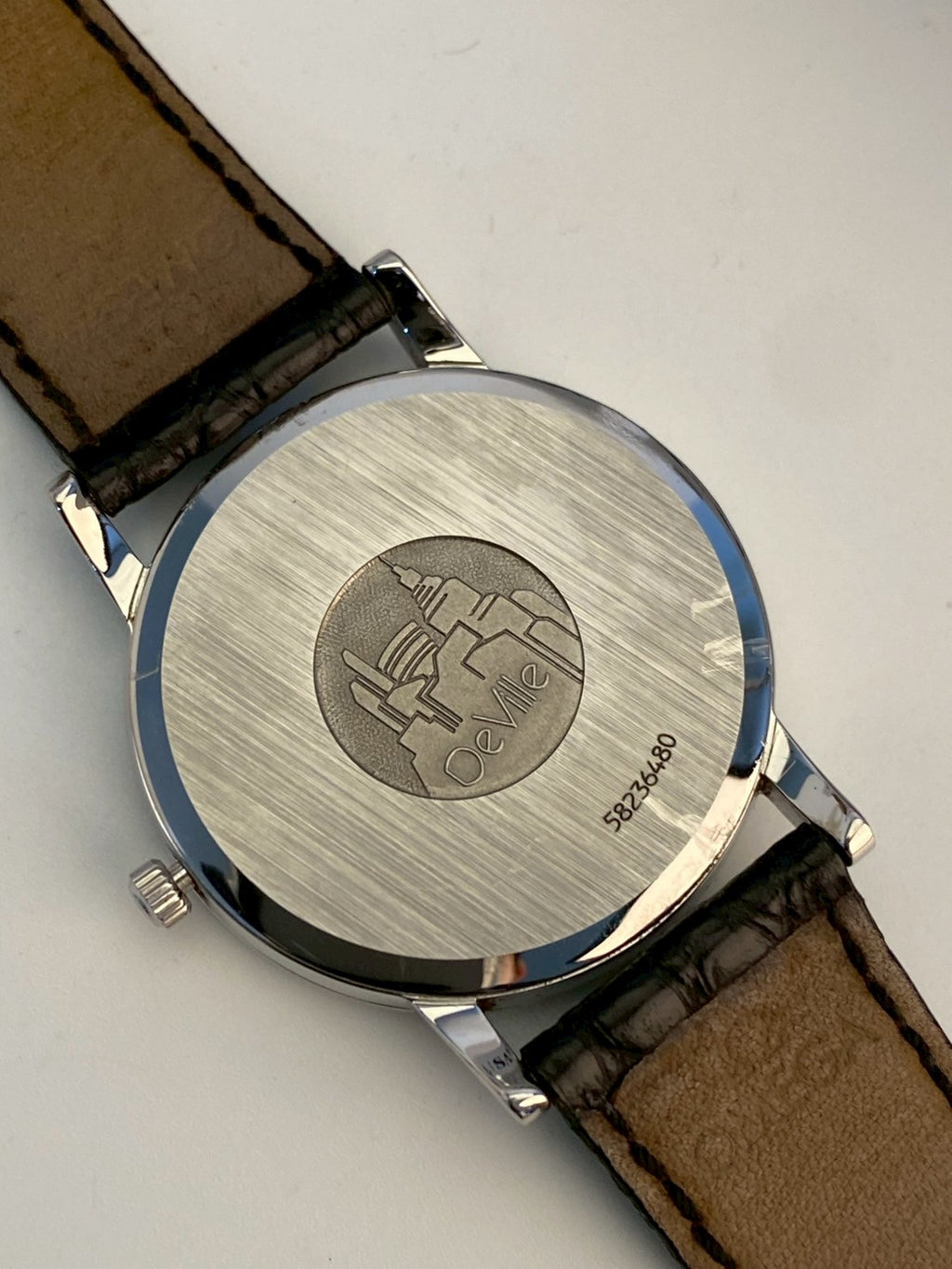 Omega deville date silver watch c.6480