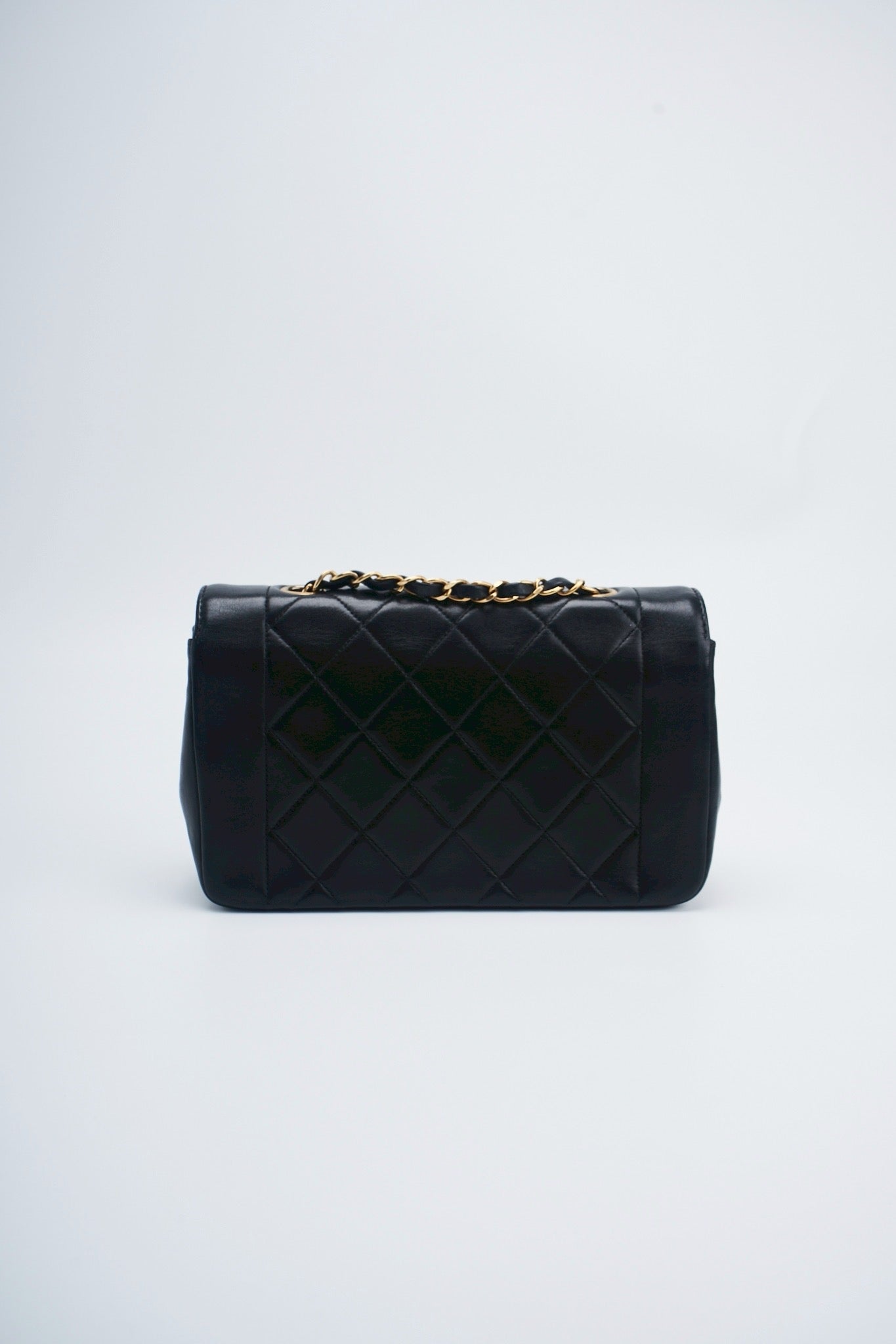 Chanel diana lamdskin