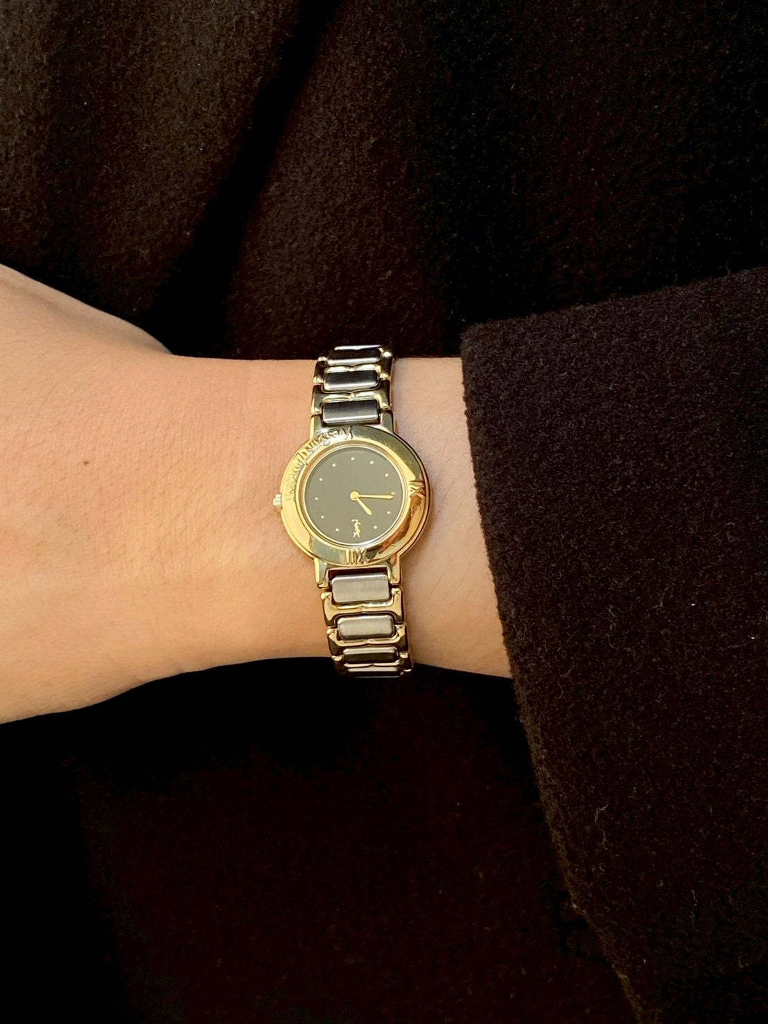 sl black dial twotone watch c.1314