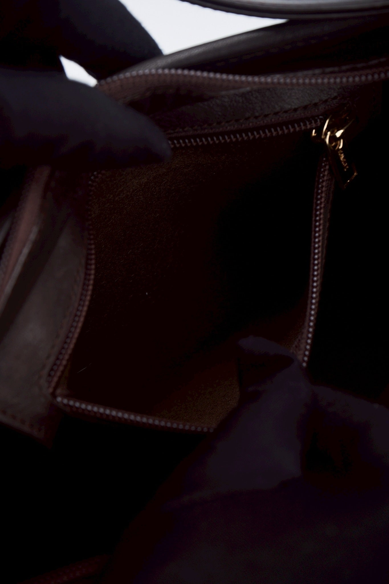 Loewe Suede Brown shoulder