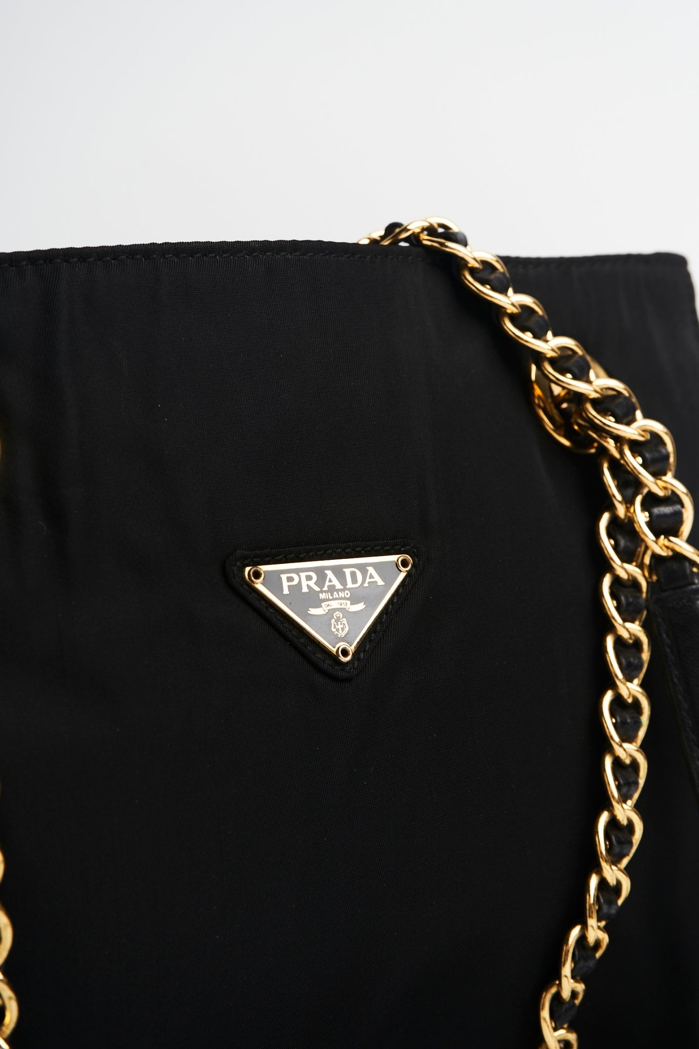 Prada nylon chian bag