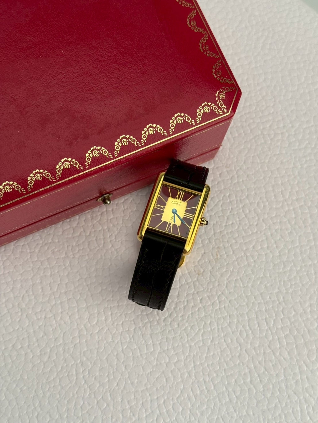 artier vermeil tank red s size. C.2251