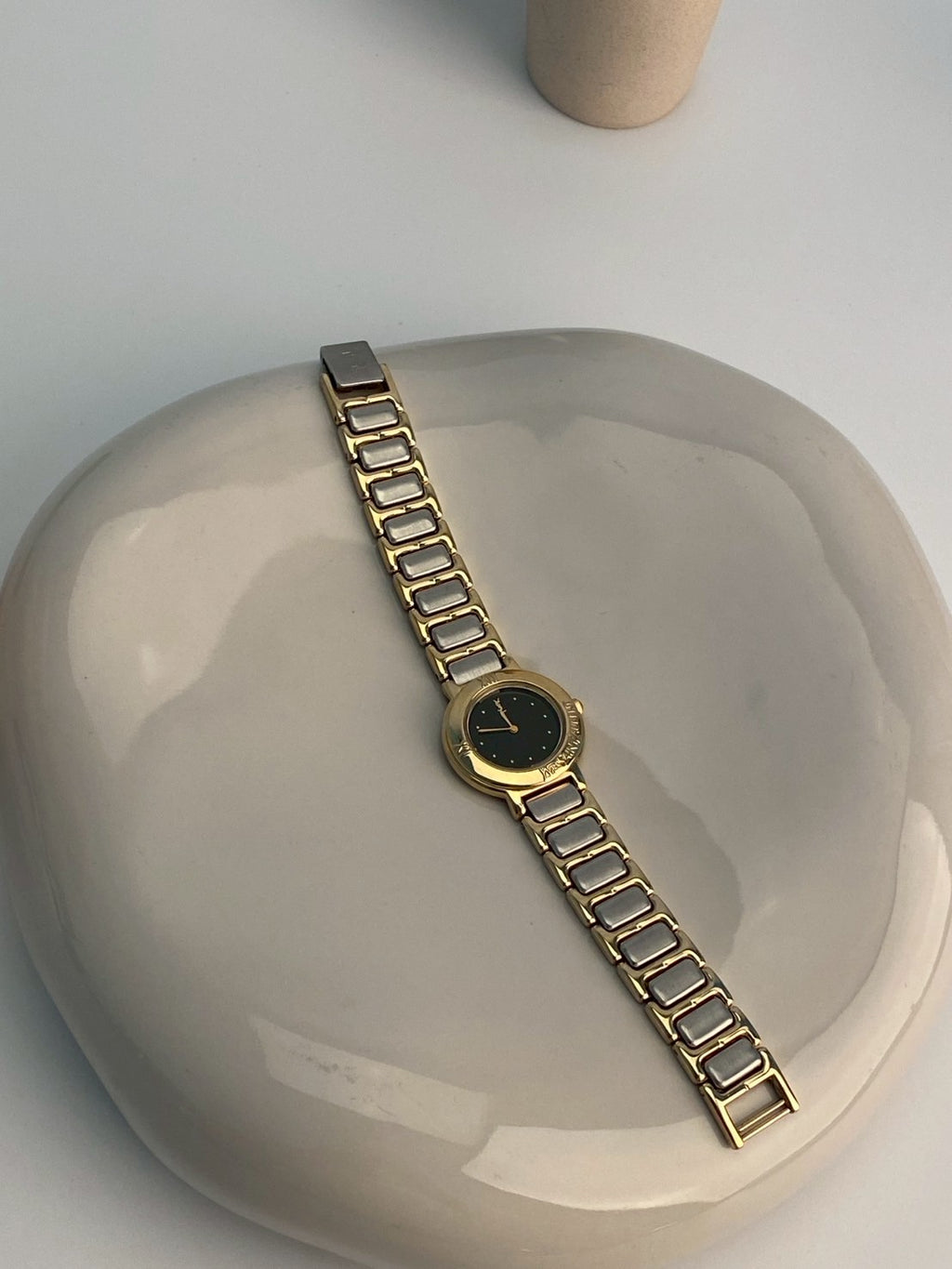 sl black dial twotone watch c.1314