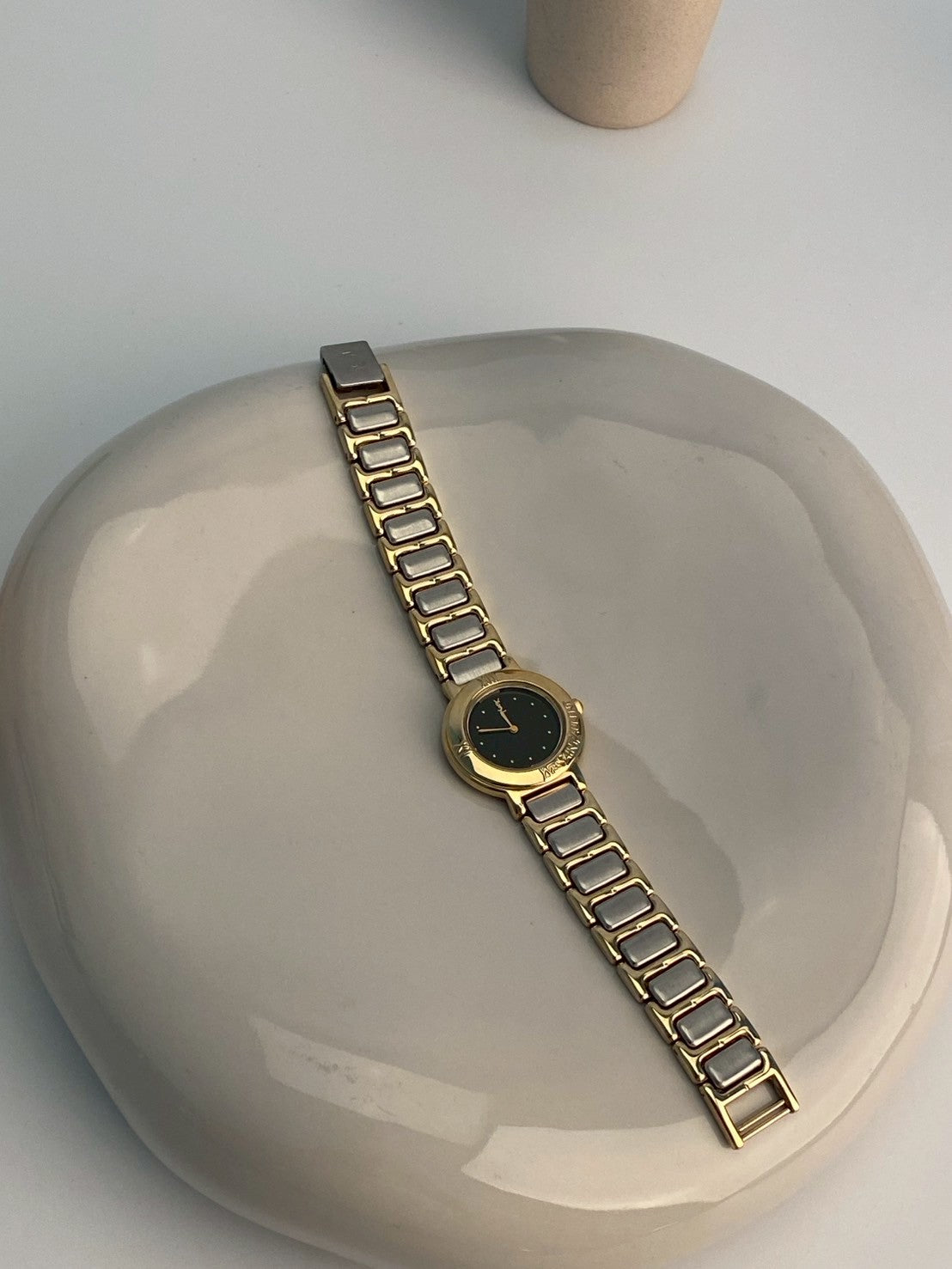 sl black dial twotone watch c.1314