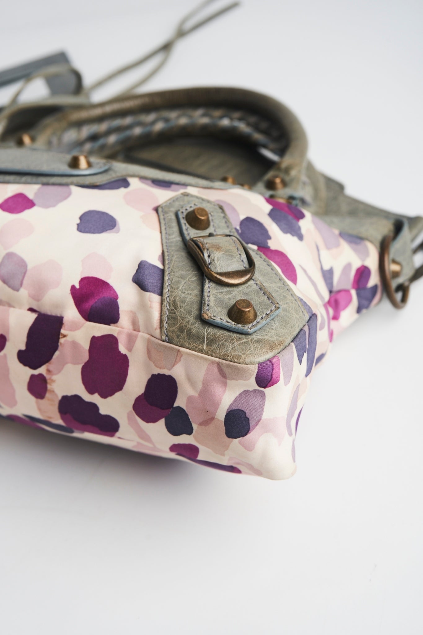 Balenciaga nylon printed mini city