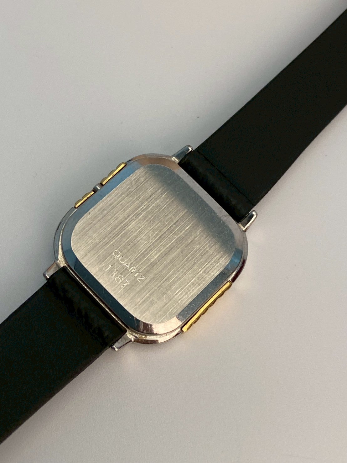 Omega deville white dial twotone 1387