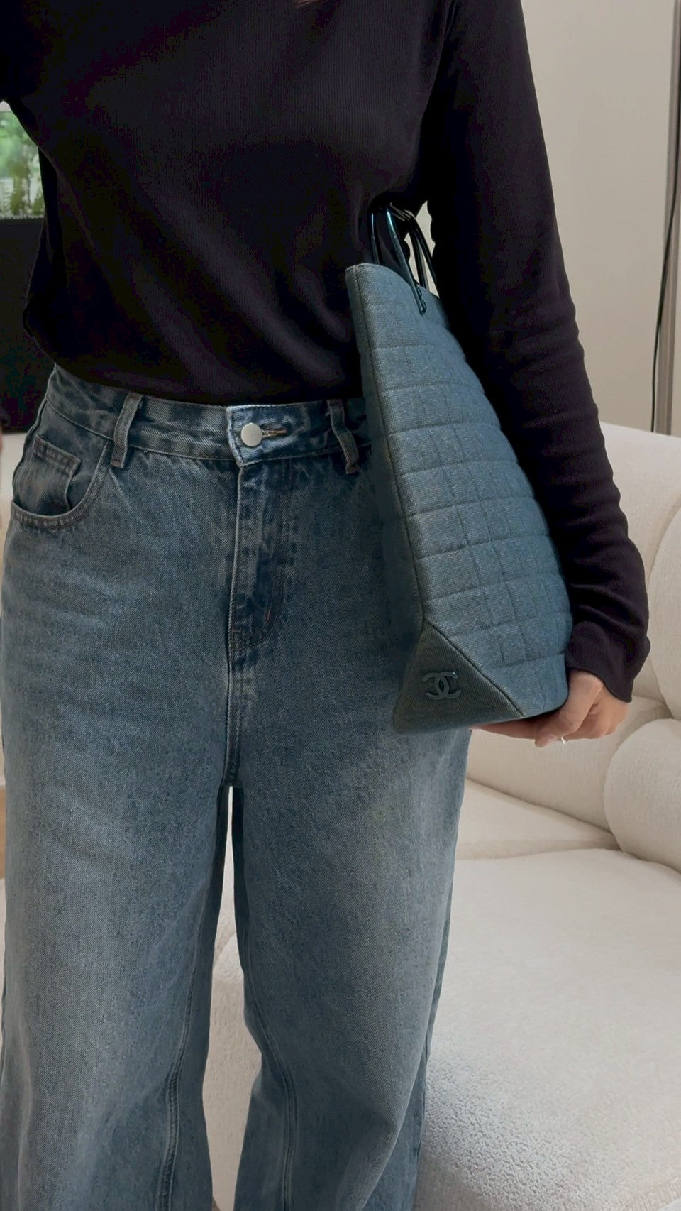 Chanel chocobar denim