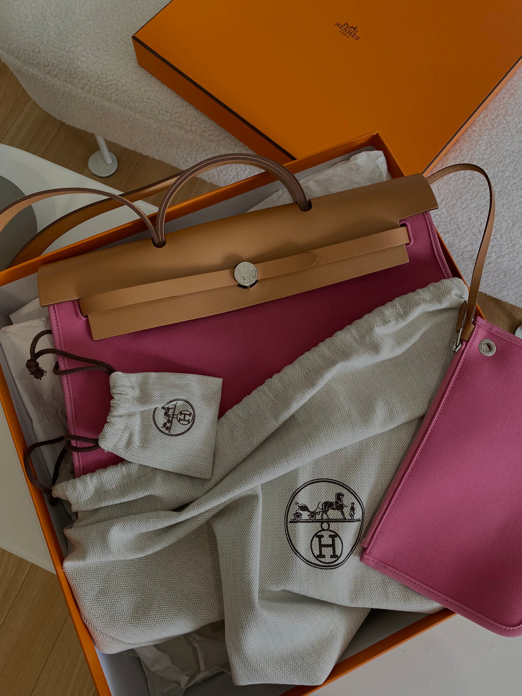 Hermes Herbag 39”